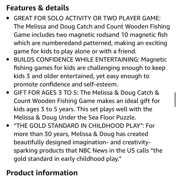 Melissa & Doug Fishing Game - Picture 9 of 9